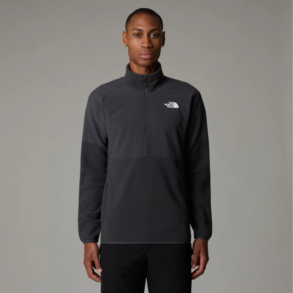 Mens Glacier Heavyweight 1/2 Zip (Asphalt Grey)