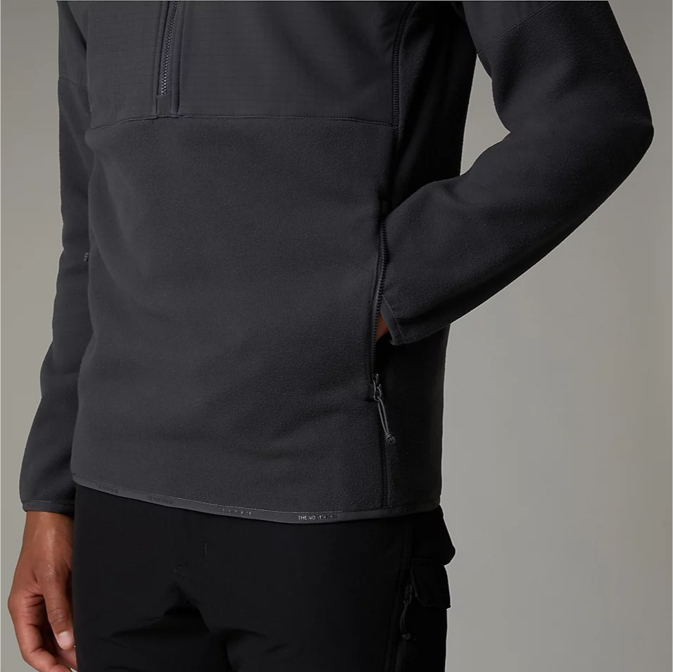 Mens Glacier Heavyweight 1/2 Zip (Asphalt Grey)
