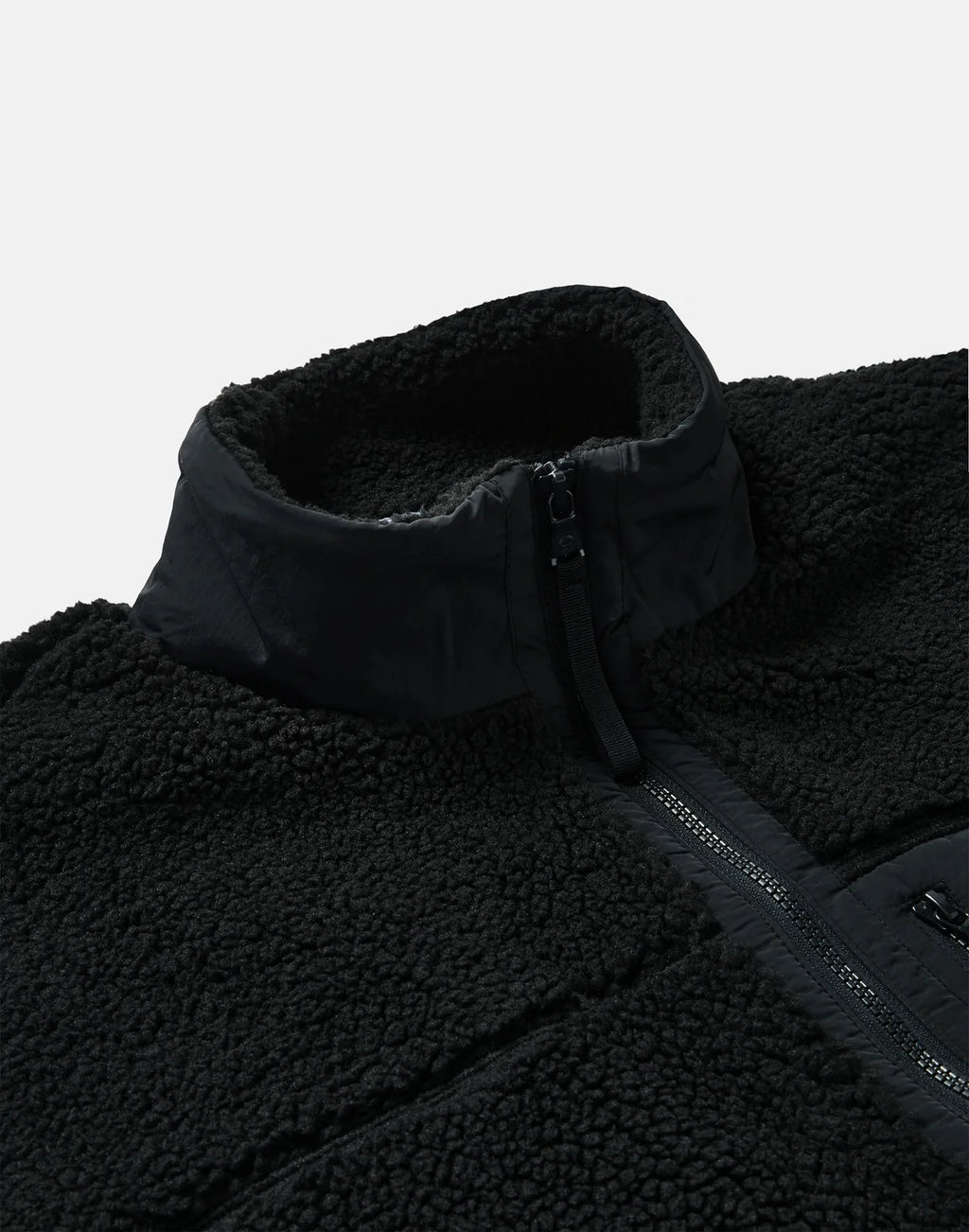 Mens Industry Fleece Full Zip Jacket (Black)