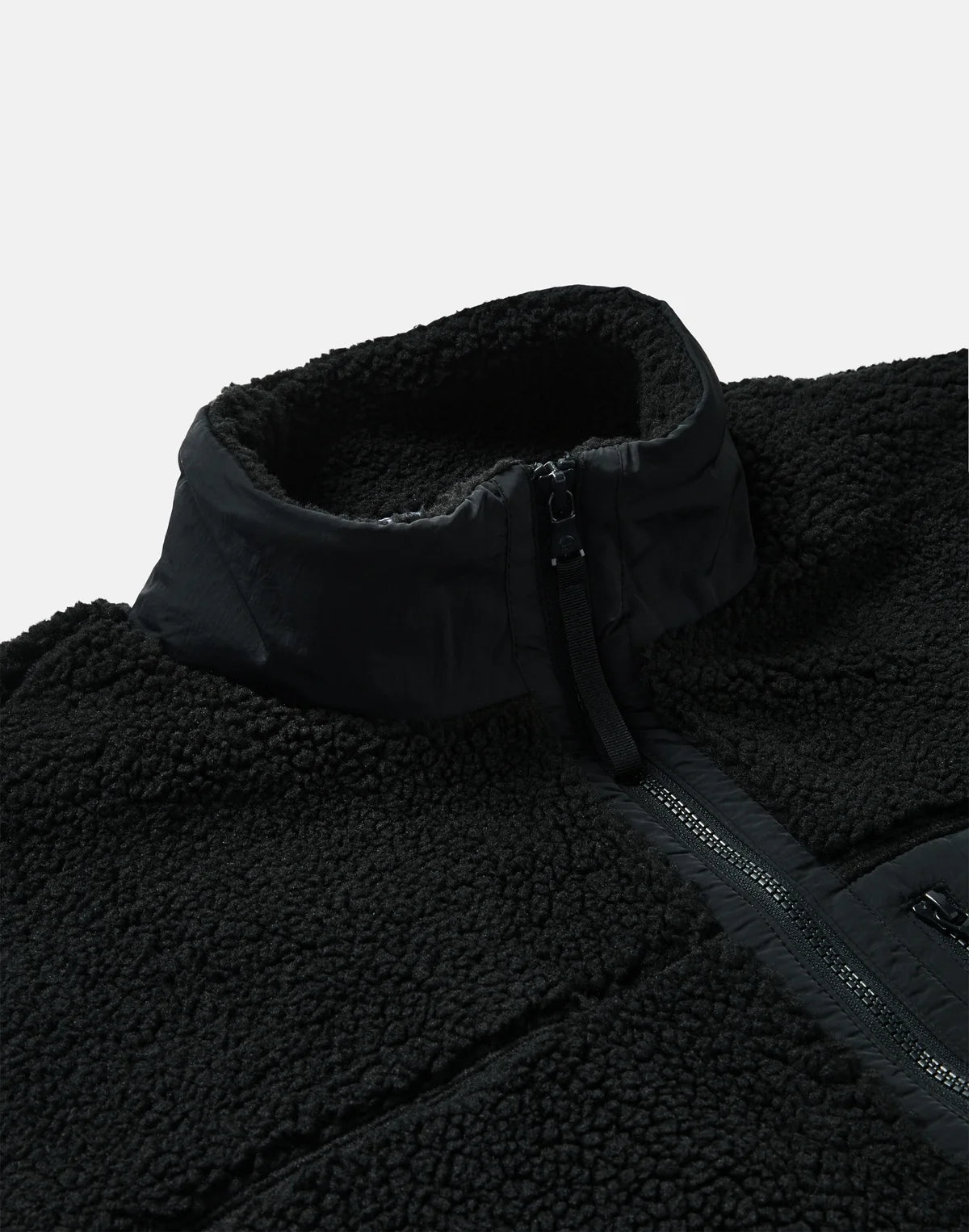 Mens Industry Fleece Full Zip Jacket (Black)