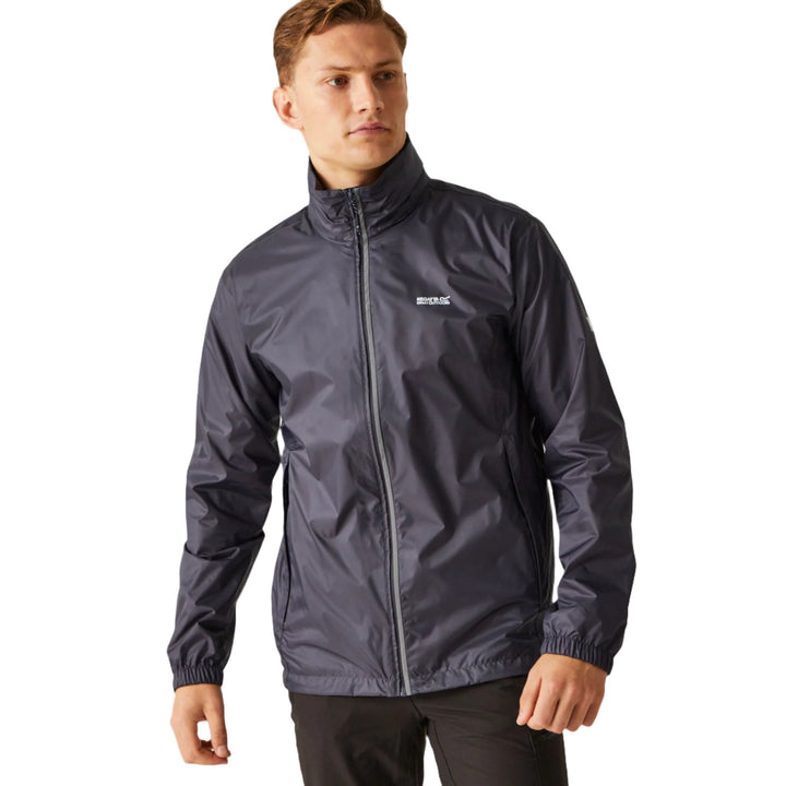 Mens Lyle IV Waterproof Packaway Jacket (Iron)