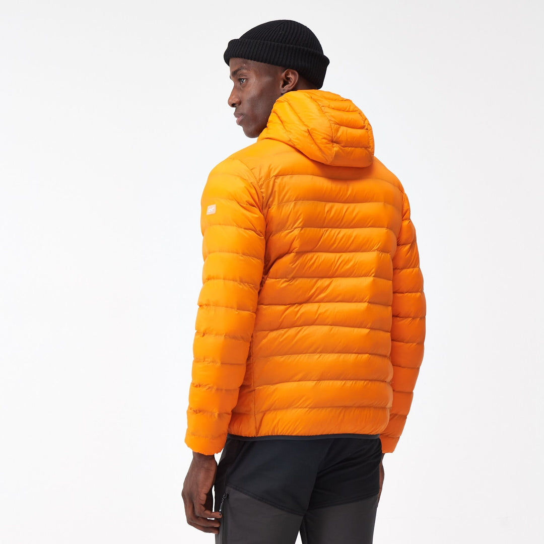 Mens Marizion Hooded Jacket (Orange)