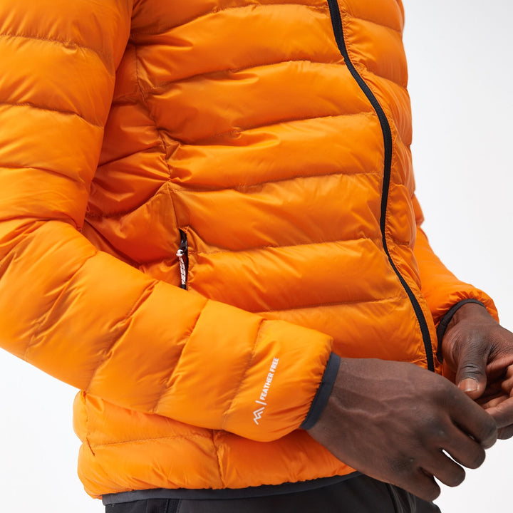 Mens Marizion Hooded Jacket (Orange)