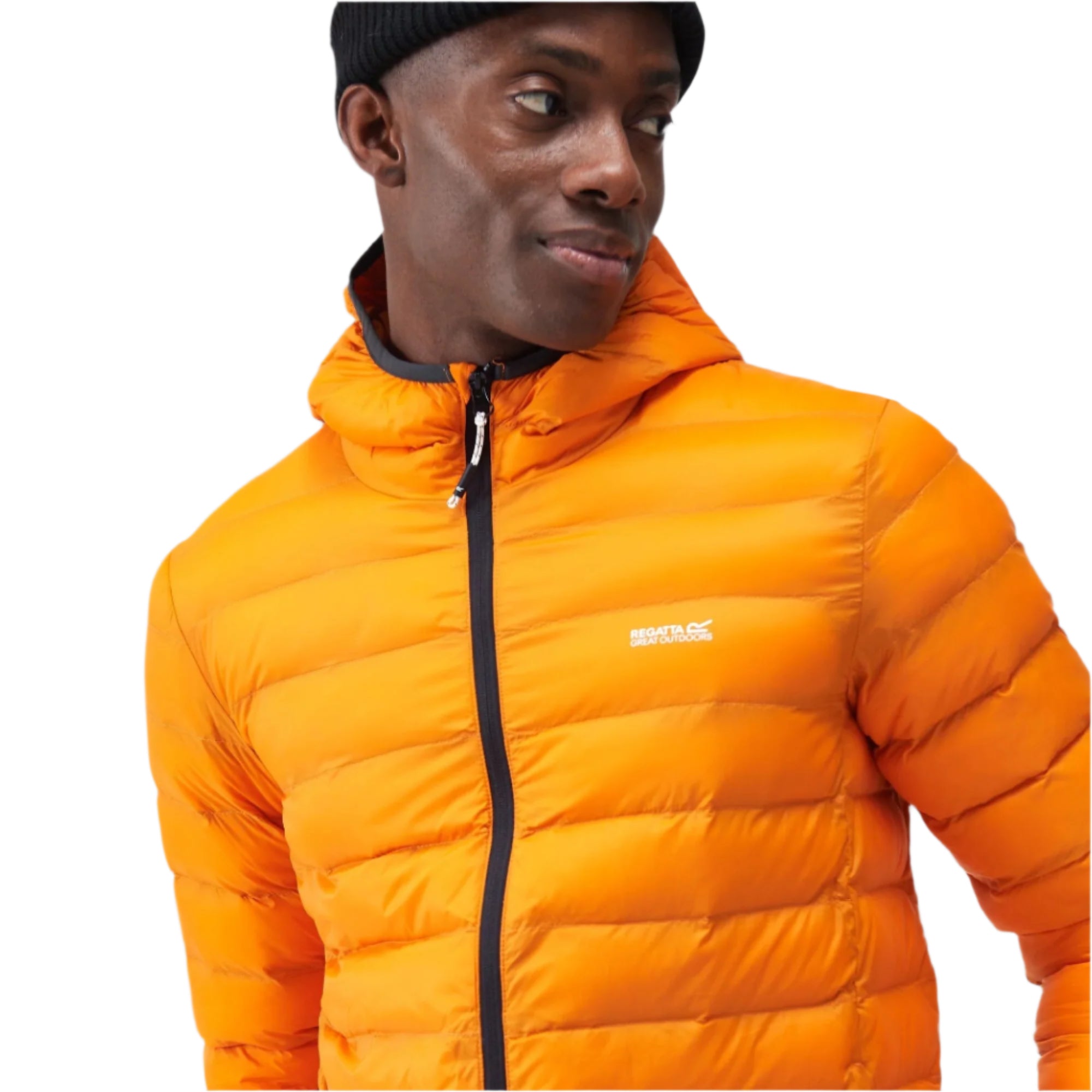 Mens Marizion Hooded Jacket (Orange)