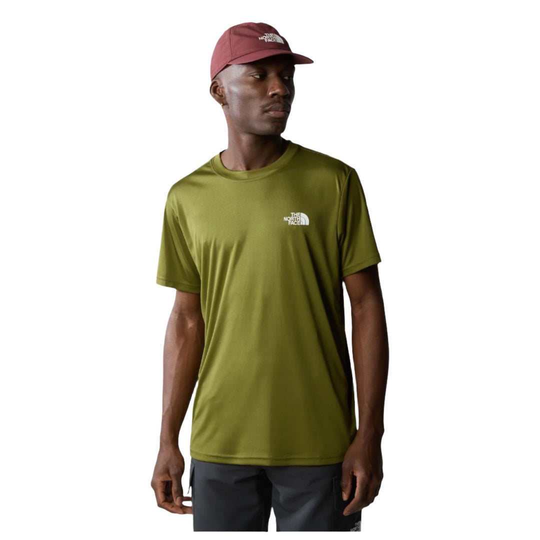 Mens Reaxion Box Tee (Forest Olive)