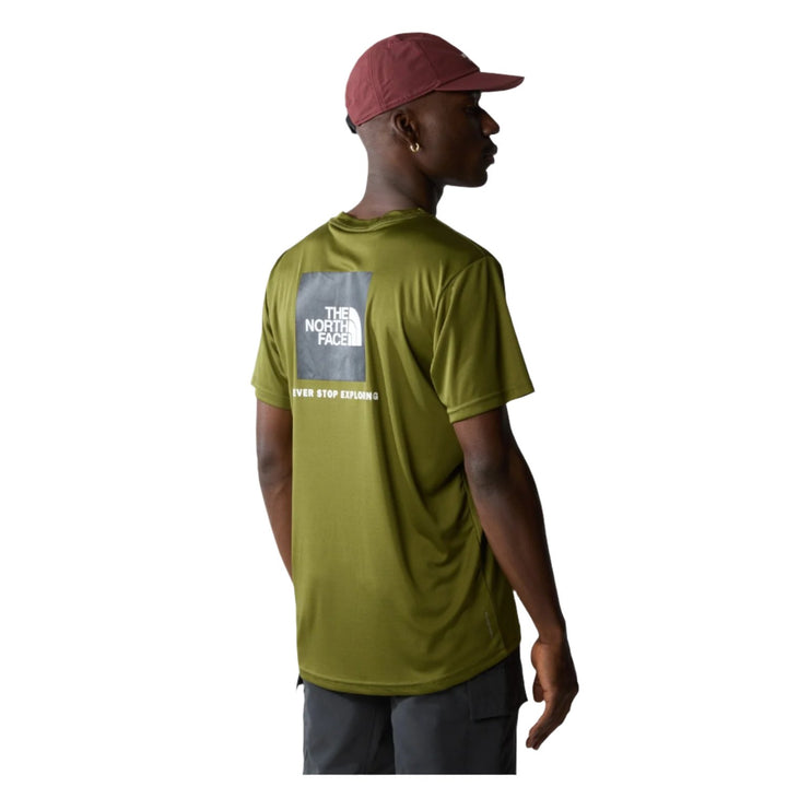 Mens Reaxion Box Tee (Forest Olive)