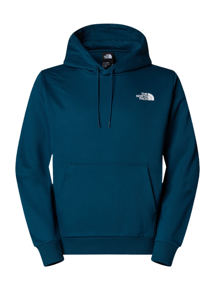 Mens Simple Dome Hoodie (Midnight Petrol)