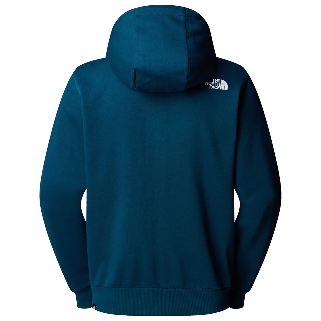 Mens Simple Dome Hoodie (Midnight Petrol)