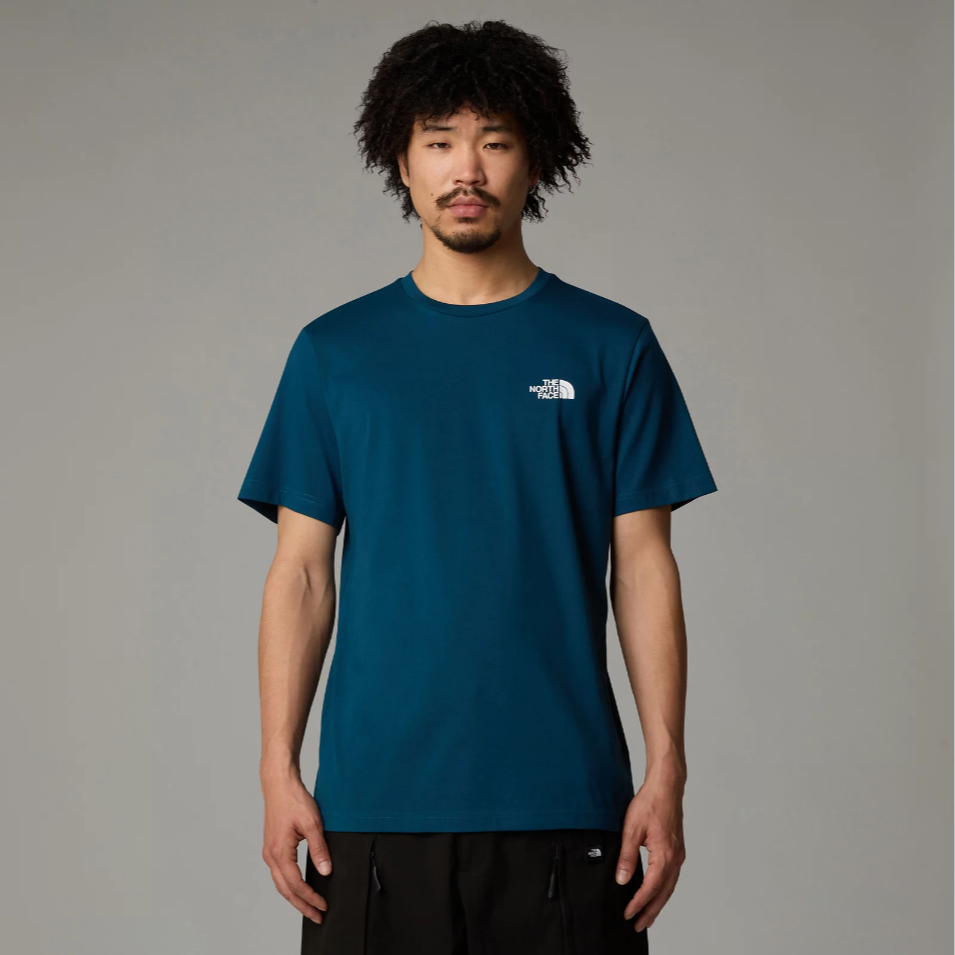 Mens Simple Dome Tee (Midnight Petrol)