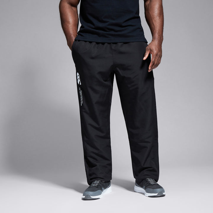 Mens Stadium Pant Open Hem (Black)