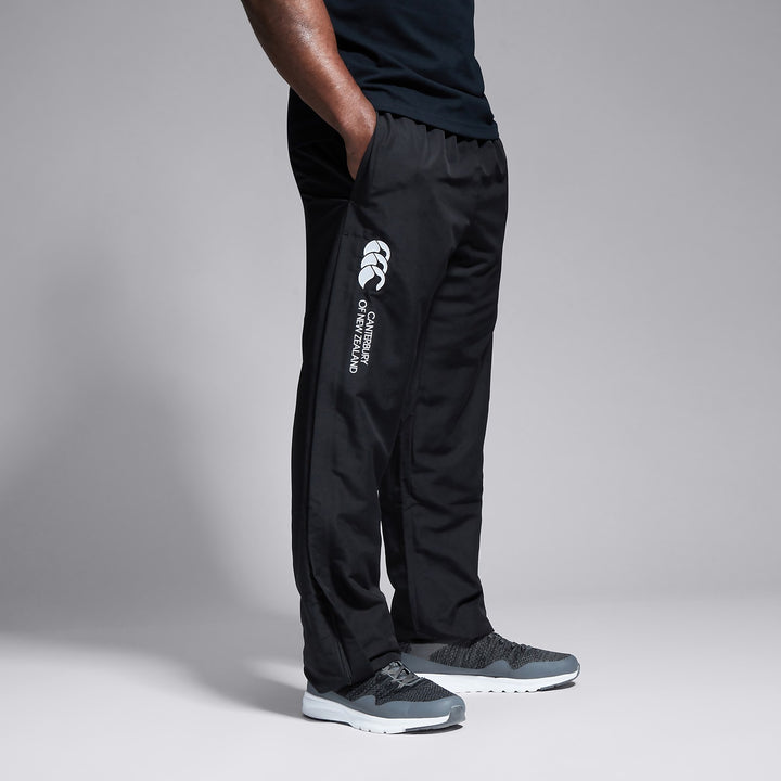 Mens Stadium Pant Open Hem (Black)