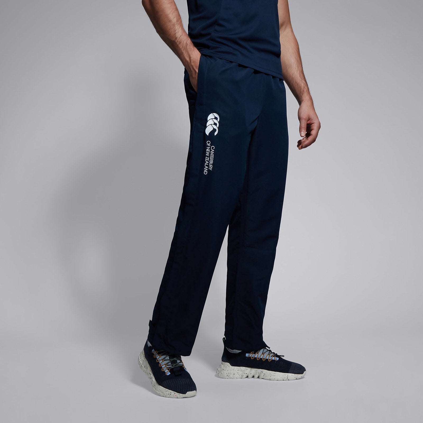 Mens Stadium Pant Open Hem (Navy)