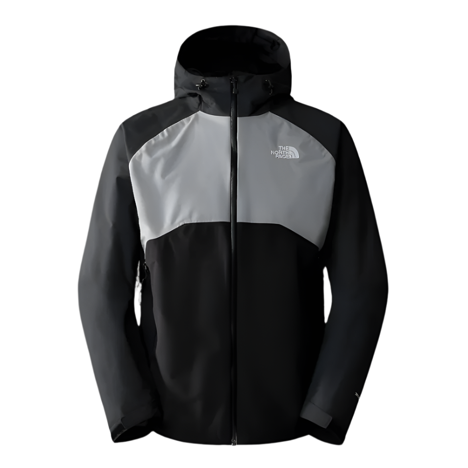 Mens Stratos Hooded Jacket (Brack/Grey)