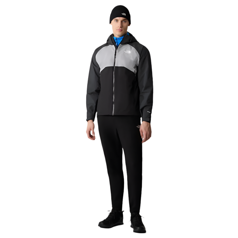 Mens Stratos Hooded Jacket (Brack/Grey)