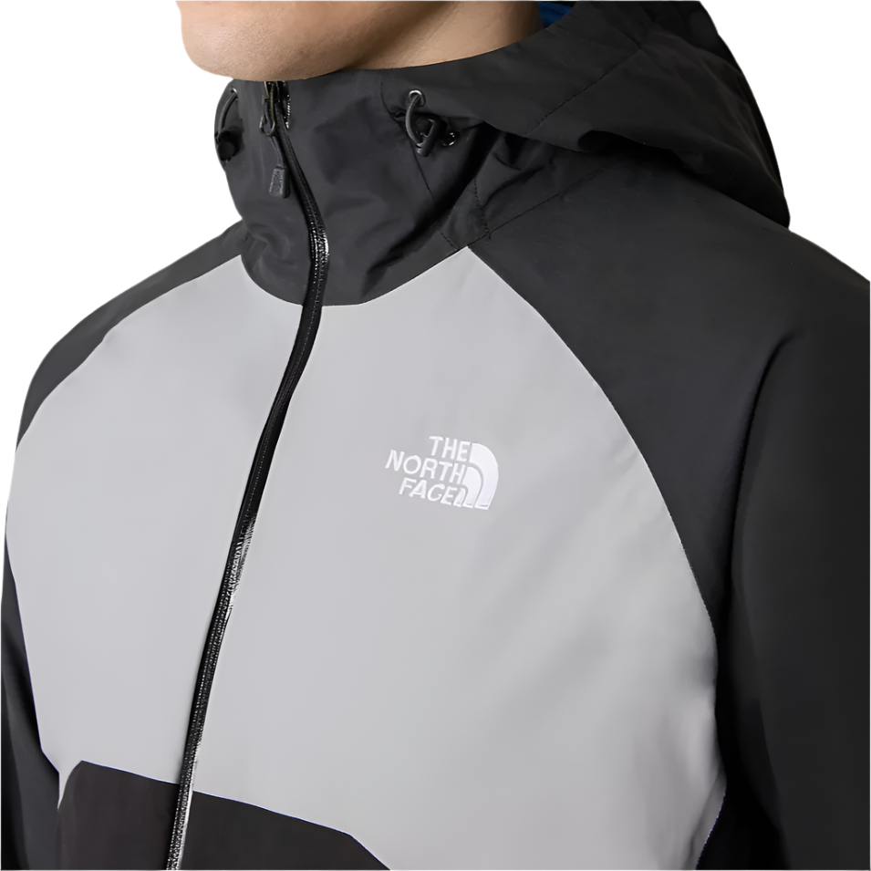 Mens Stratos Hooded Jacket (Brack/Grey)