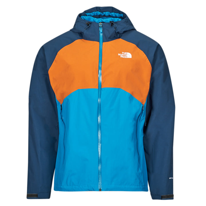 Mens Stratos Hooded Jacket (Navy/Blue/Orange)