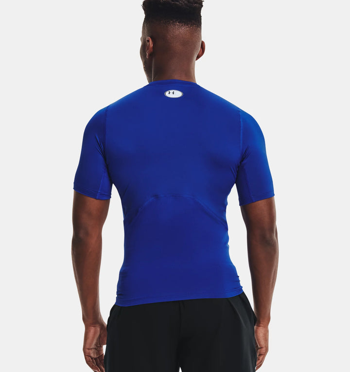 Mens HeatGear Short Sleeve (Blue)