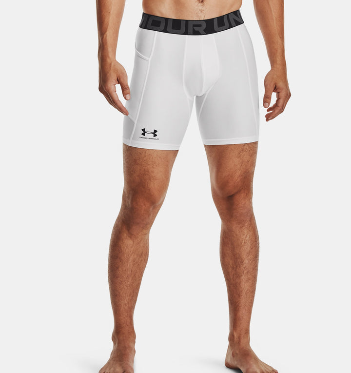 Mens HeatGear Shorts (White)