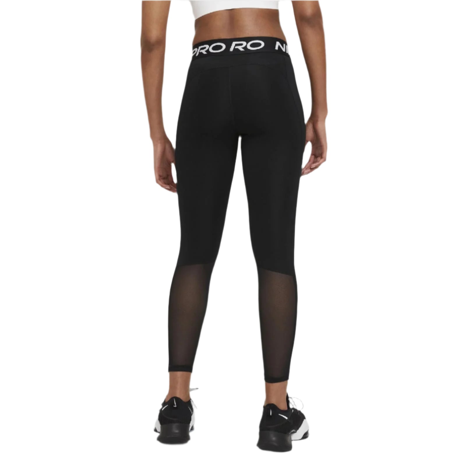 Womens Nike Pro Tight (Black/White)