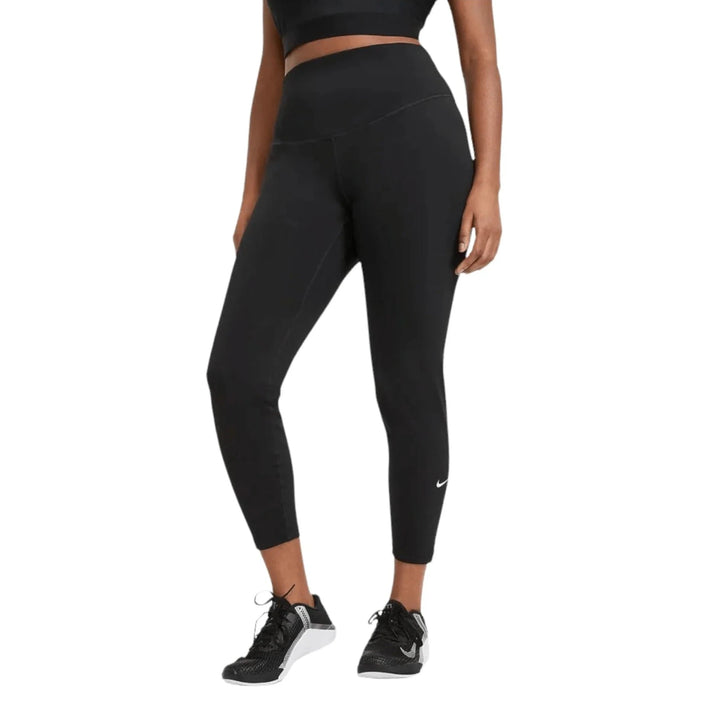 Womens Nike One Mid-Rise Legging (Black)