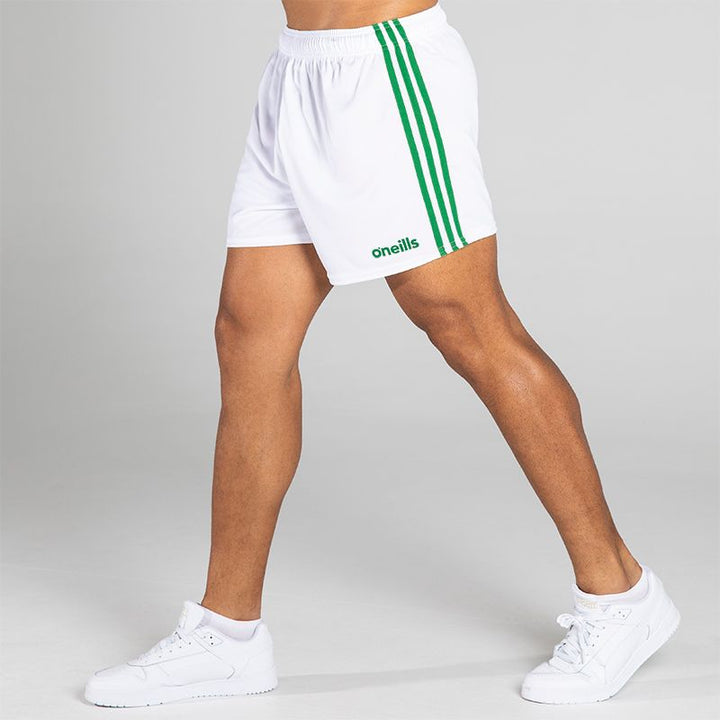 Mourne Gaelic Shorts (White/Green)