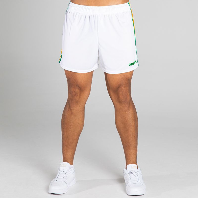 Mourne Gaelic Shorts (White/Green/Amber)