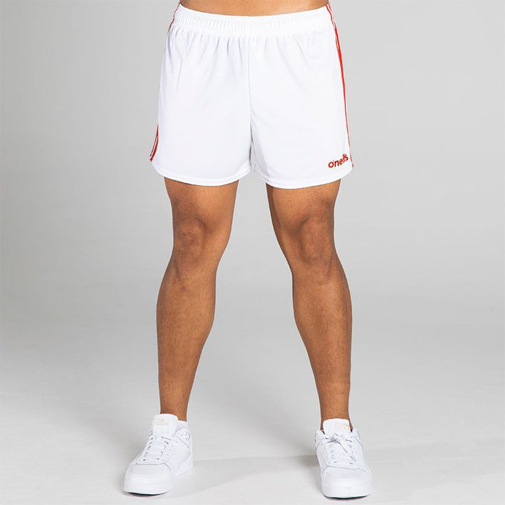 Mourne Gaelic Shorts (White/Red)