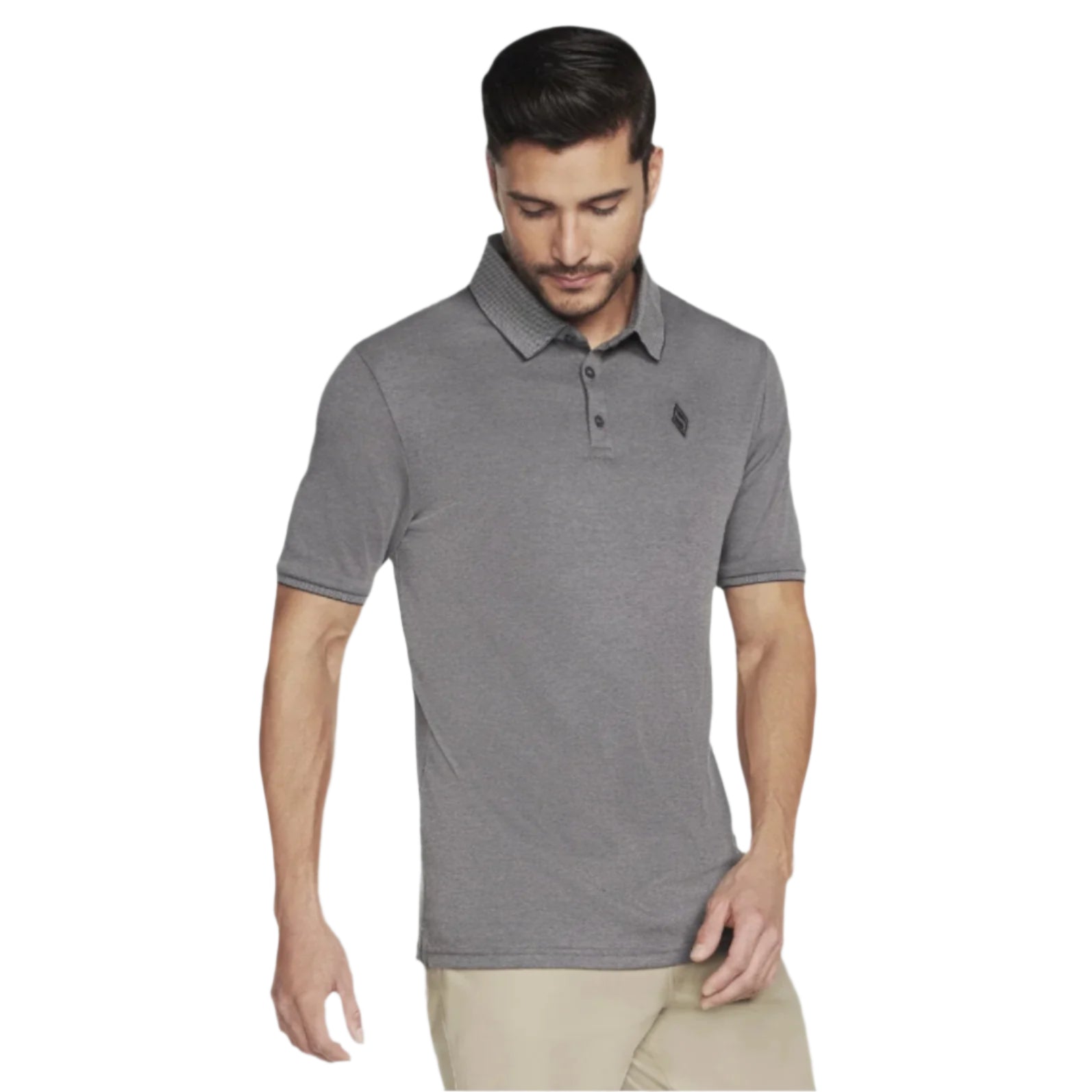 Mens Off Duty Polo Shirt (Charcoal Grey)