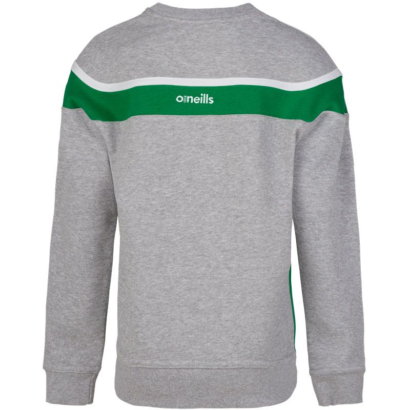 Oughterard Kids Auckland Crew Neck (Grey/Green/White)