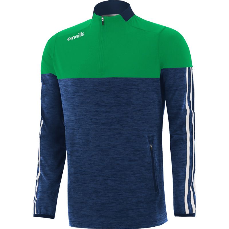 Oughterard Kids Osprey Half Zip (Marine/Green/White)