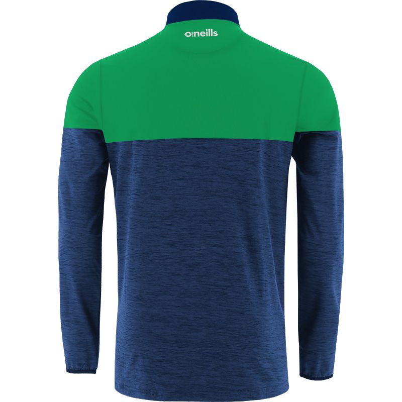 Oughterard Kids Osprey Half Zip (Marine/Green/White)