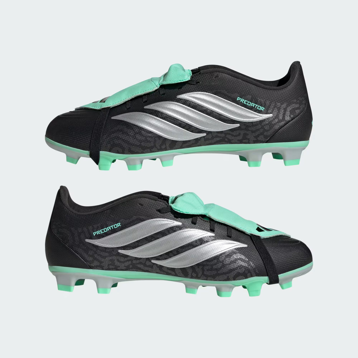Predator Club FT FG/MG (Core Black/Silver Metallic/Pulse Mint)