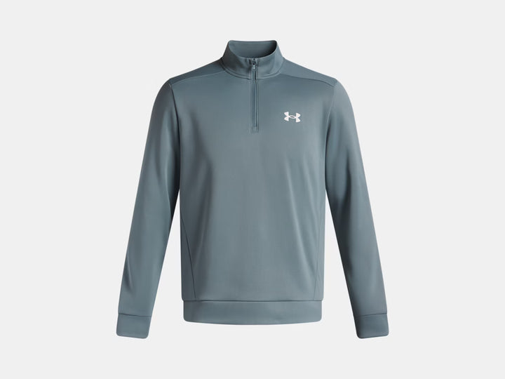 Armour Fleece 1/4 Zip (Jasper Blue/White)