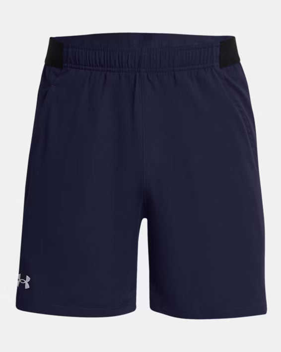 Mens Vanish Woven 6" Shorts (Midnight Navy/Mod Gray)