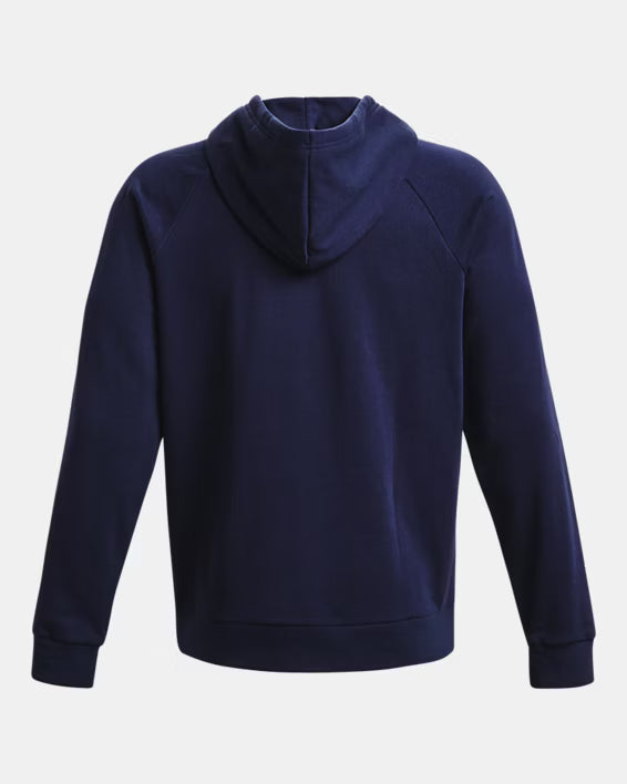 Mens Rival Fleece Hoodie (Navy/White)
