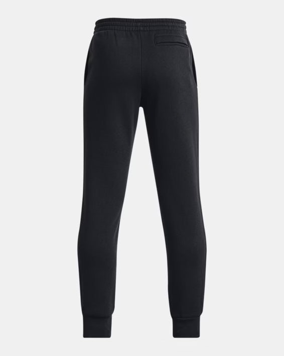 Boys Tech Rival Fleece Joggers (Black/White)