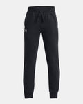 Boys Tech Rival Fleece Joggers (Black/White)