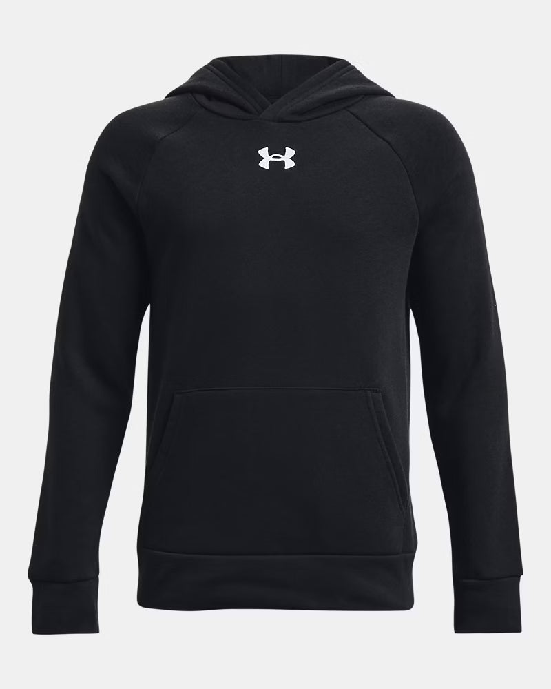 Boys Rival Fleece Hoodie (Black/White)
