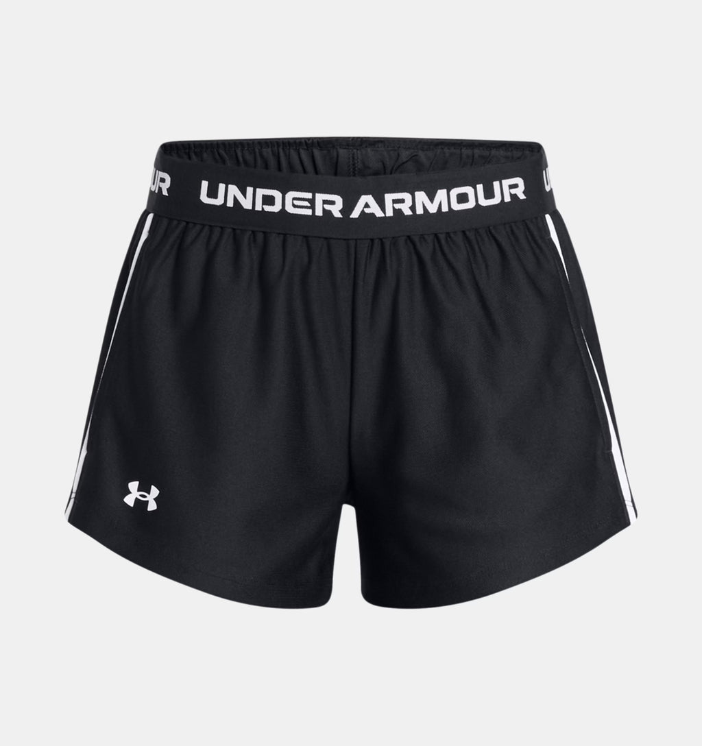 Girls Tech Play Up Shorts (Black/White)
