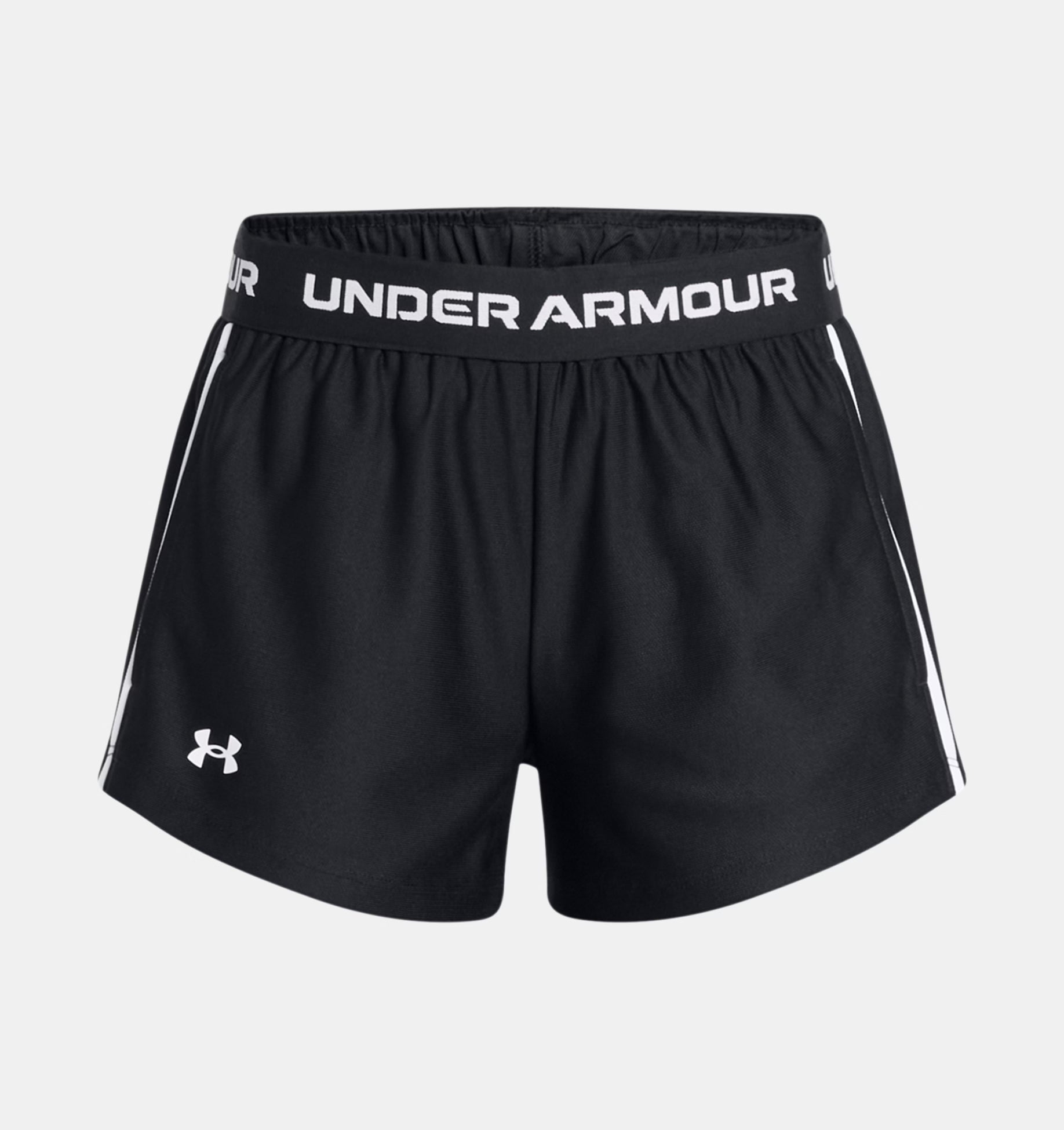 Girls Tech Play Up Shorts (Black/White)