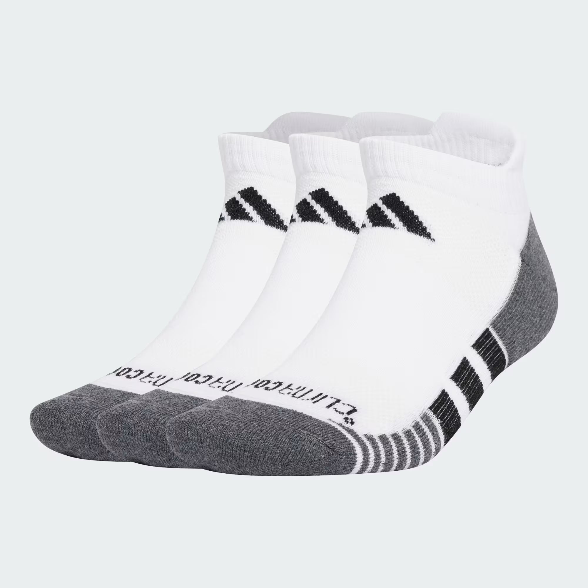 Performance ClimaCool Cushioned Low Cut Socks (White/Black)