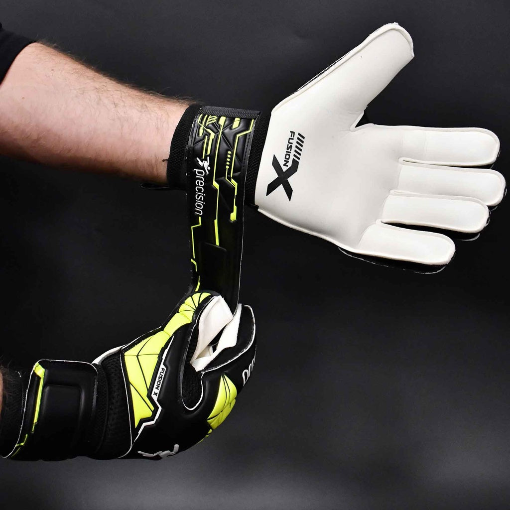 Junior Fusion X Flat Cut Finger Protect GK Gloves