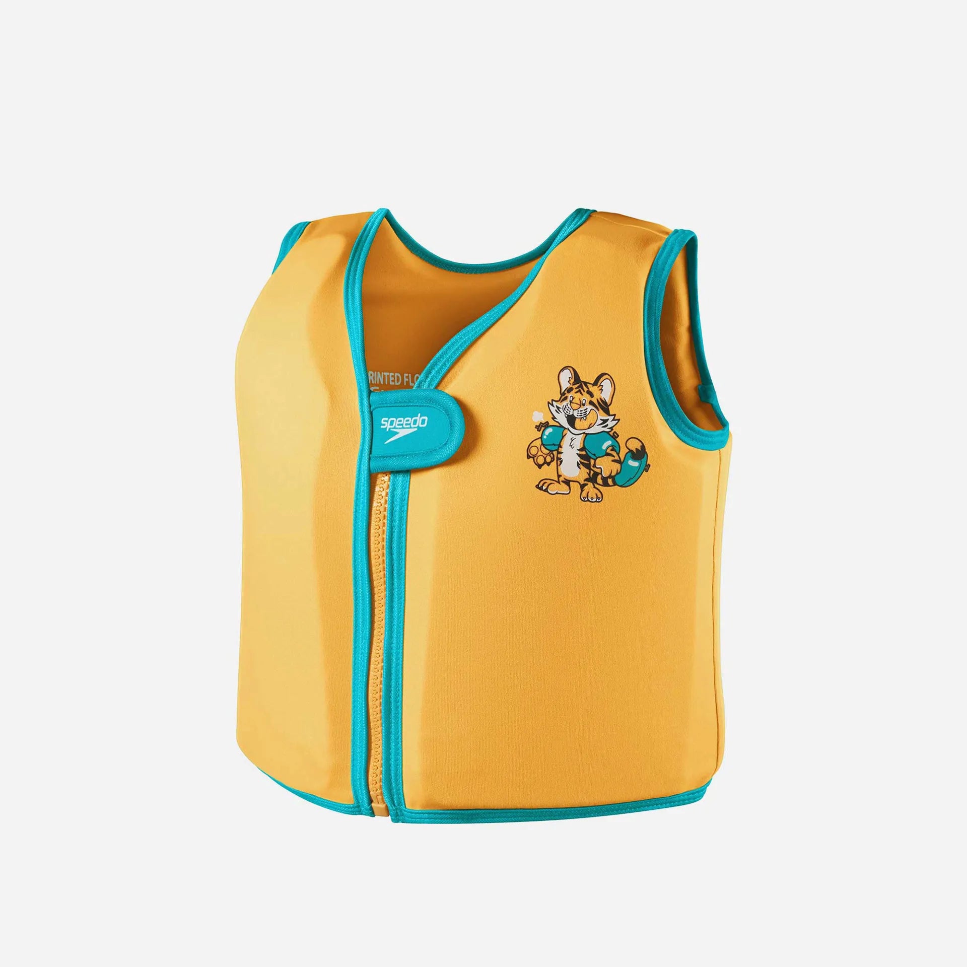 Kids Learn To Swim Float Vest (Orange/Green)