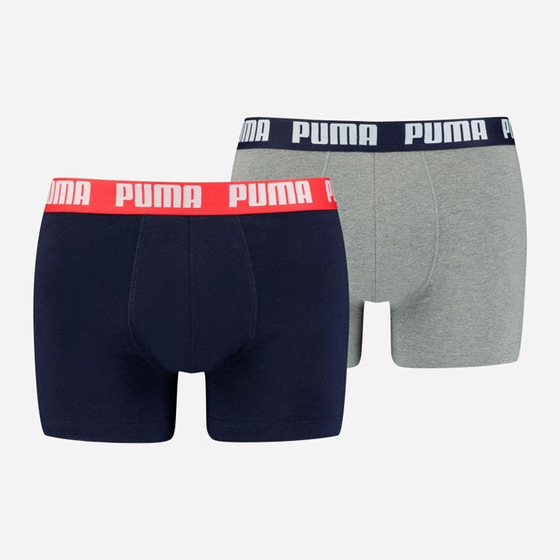 Basic Boxer Shorts (Grey/Navy)