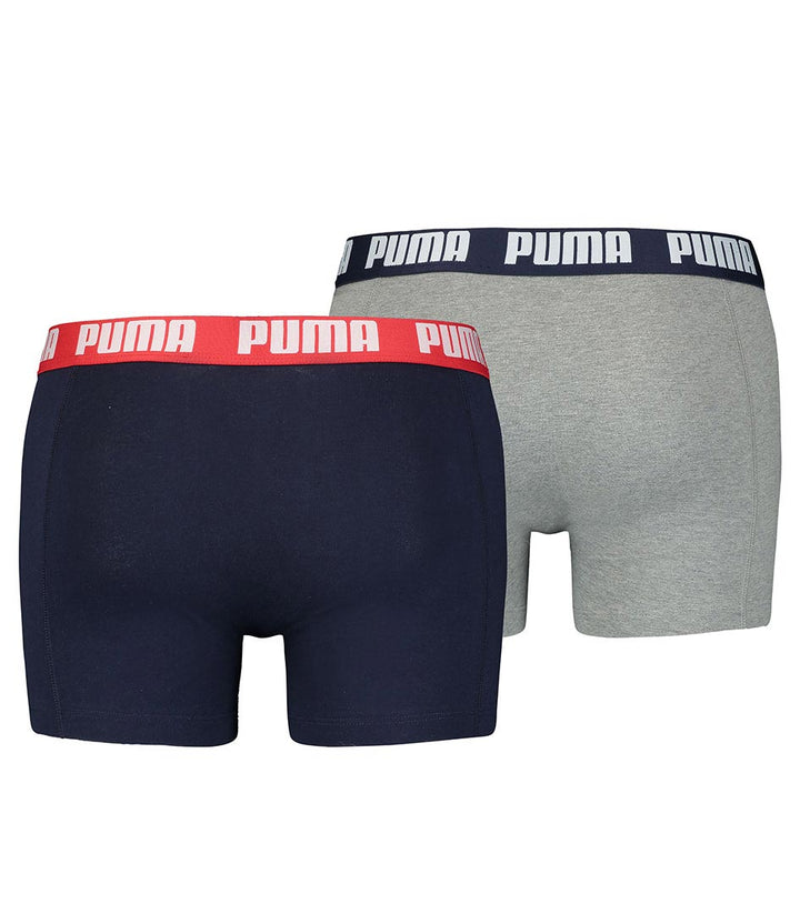 Basic Boxer Shorts (Grey/Navy)