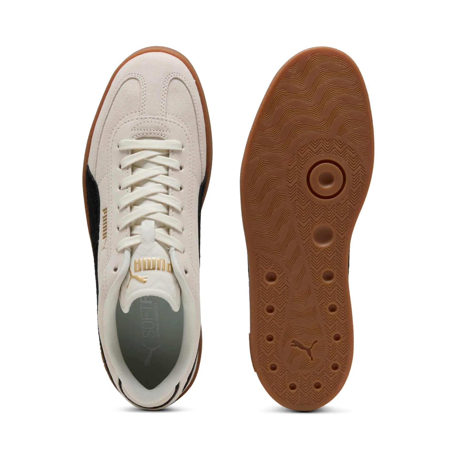 Mens Club II Era Suede (Beige/Black)