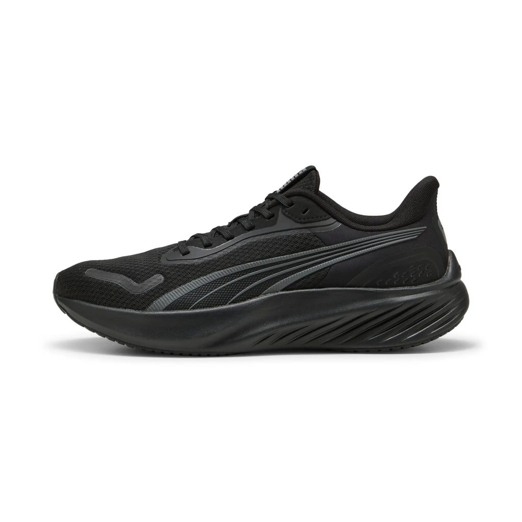 Adults Pounce Lite Running Trainers (Black/ Dark Grey)