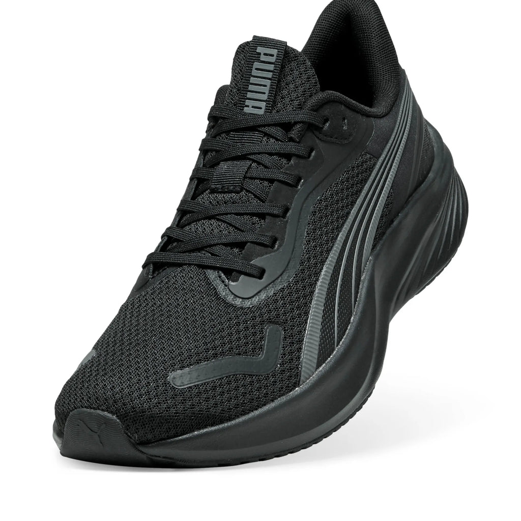 Adults Pounce Lite Running Trainers (Black/ Dark Grey)