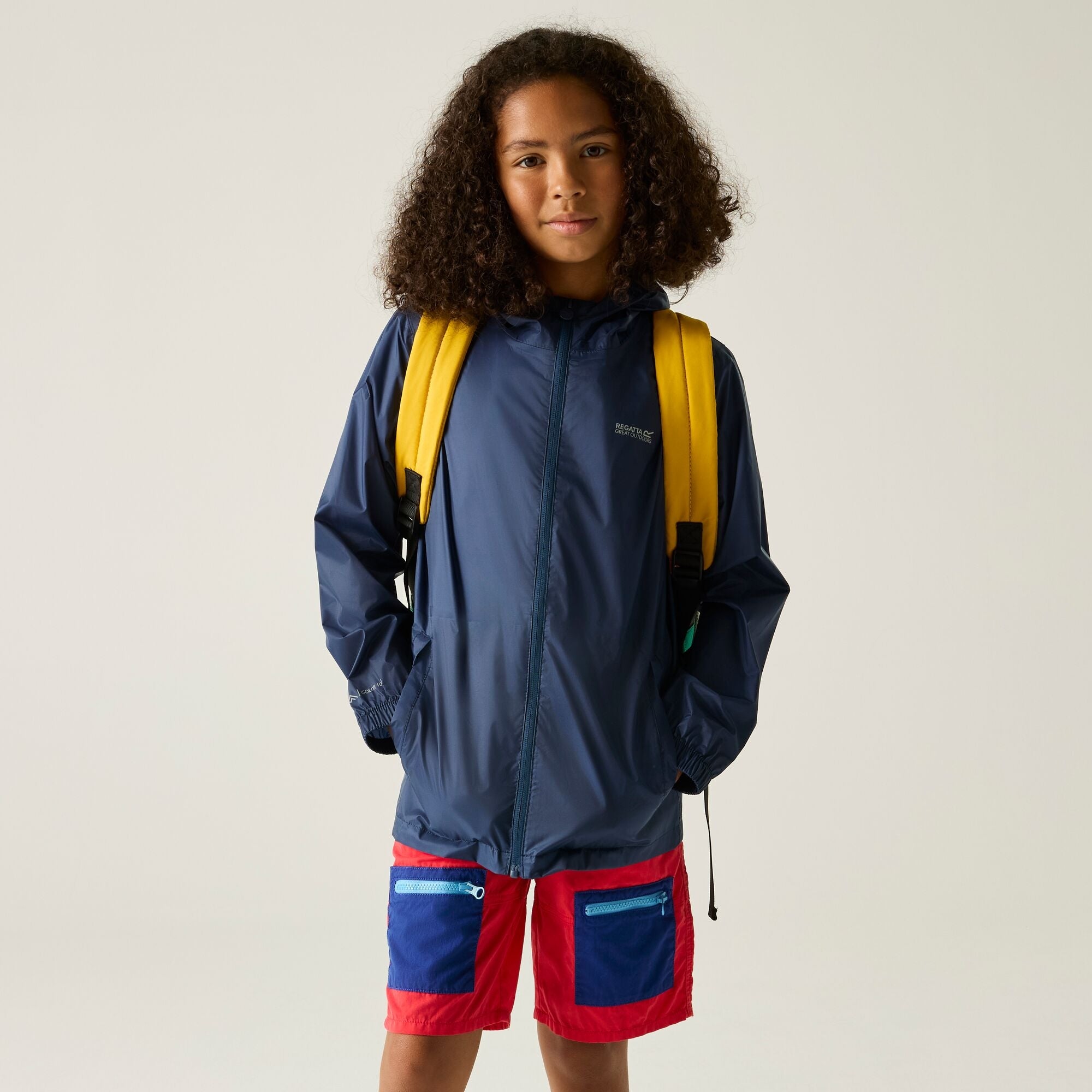 Kids Pack It Waterproof Packaway Jacket (Midnight Navy)