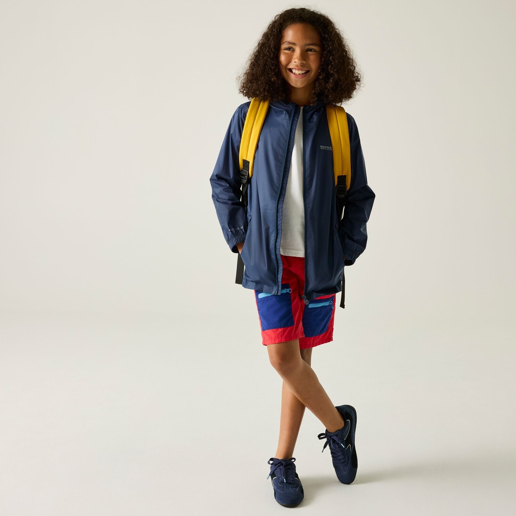 Kids Pack It Waterproof Packaway Jacket (Midnight Navy)